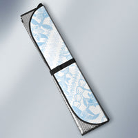 Hawaii Plumeria Lokelani Pikake Lei Auto Sun Shade Uliuli Polynesian Tattoo LT9 - Polynesian Pride