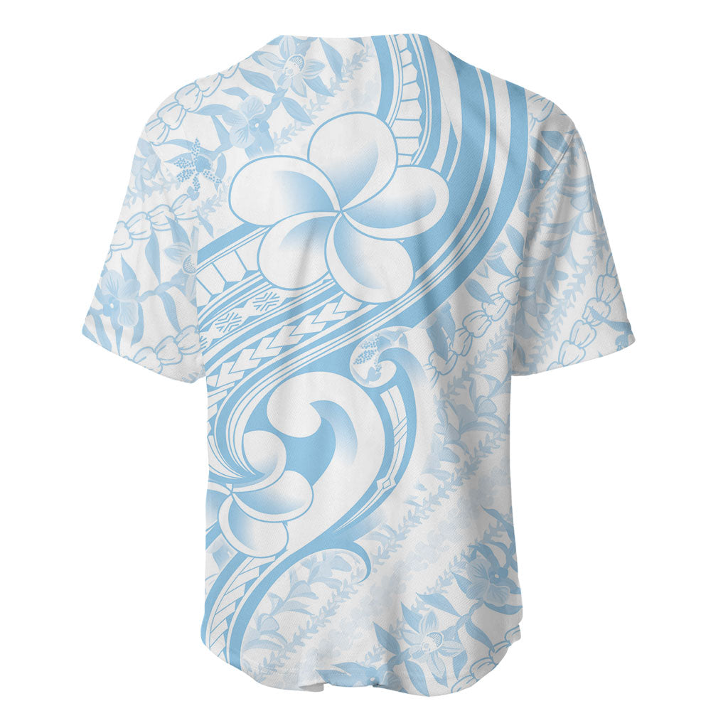 Hawaii Plumeria Lokelani Pikake Lei Baseball Jersey Uliuli Polynesian Tattoo LT9 - Polynesian Pride