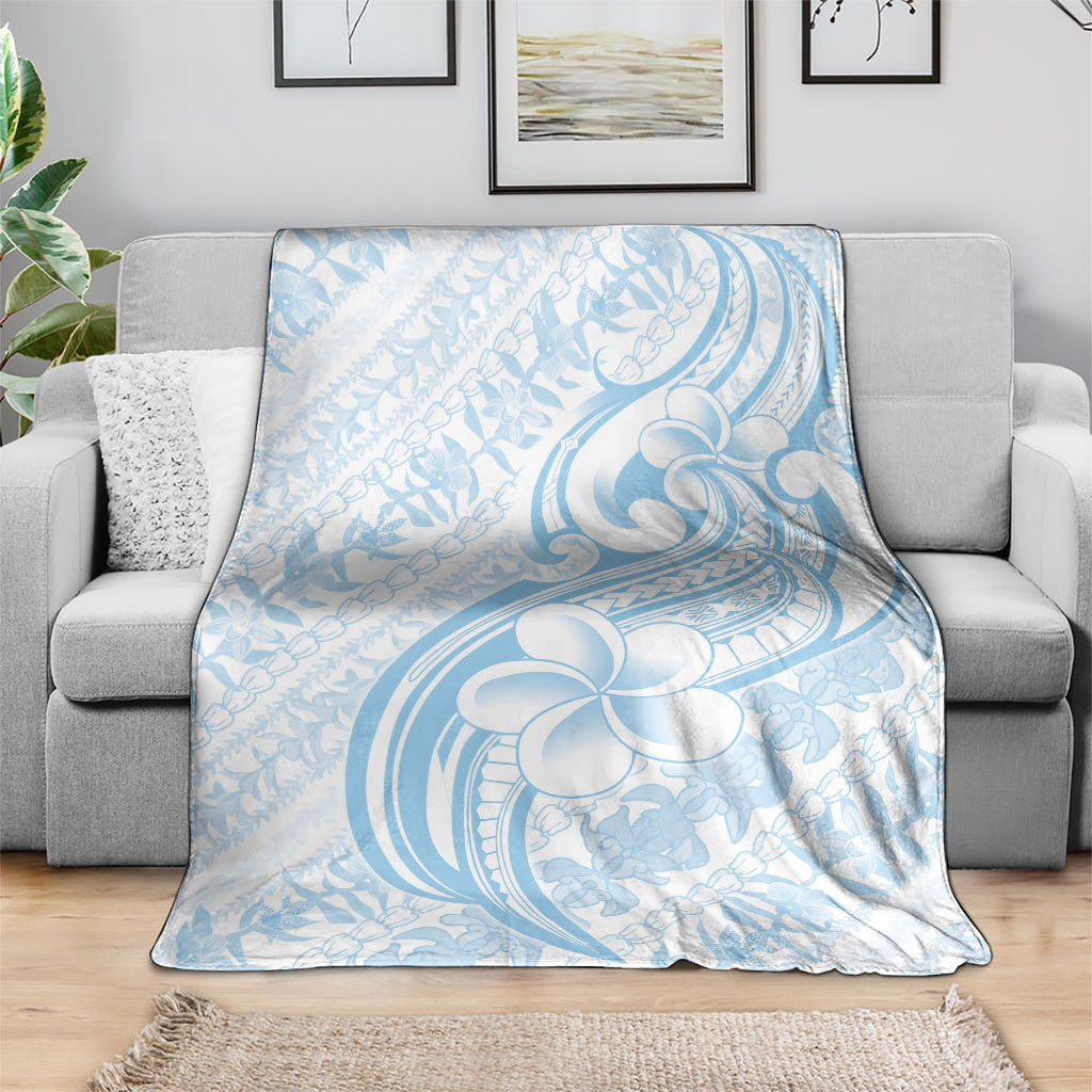 Hawaii Plumeria Lokelani Pikake Lei Blanket Uliuli Polynesian Tattoo LT9 - Polynesian Pride