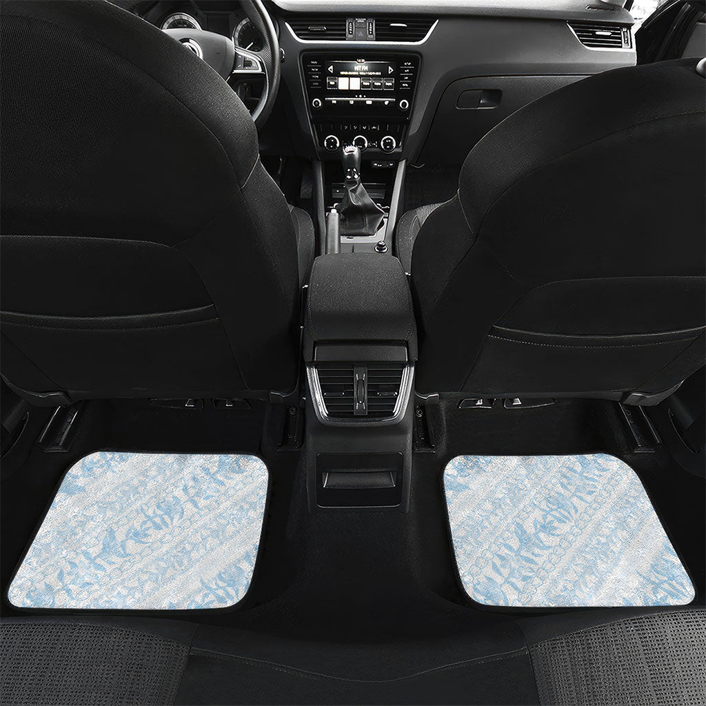 Hawaii Plumeria Lokelani Pikake Lei Car Mats Uliuli Polynesian Tattoo