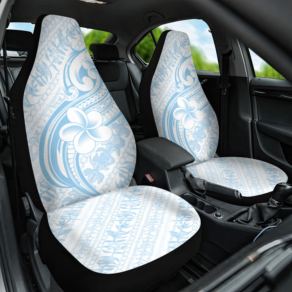 Hawaii Plumeria Lokelani Pikake Lei Car Seat Cover Uliuli Polynesian Tattoo