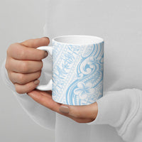 Hawaii Plumeria Lokelani Pikake Lei Ceramic Mug Uliuli Polynesian Tattoo