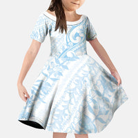 Hawaii Plumeria Lokelani Pikake Lei Family Matching Off Shoulder Maxi Dress and Hawaiian Shirt Uliuli Polynesian Tattoo