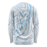 Hawaii Plumeria Lokelani Pikake Lei Long Sleeve Shirt Uliuli Polynesian Tattoo