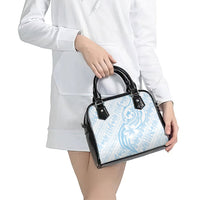 Hawaii Plumeria Lokelani Pikake Lei Shoulder Handbag Uliuli Polynesian Tattoo LT9 - Polynesian Pride