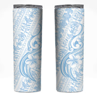 Hawaii Plumeria Lokelani Pikake Lei Skinny Tumbler Uliuli Polynesian Tattoo