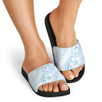 Hawaii Plumeria Lokelani Pikake Lei Slide Sandals Uliuli Polynesian Tattoo