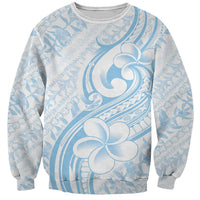 Hawaii Plumeria Lokelani Pikake Lei Sweatshirt Uliuli Polynesian Tattoo