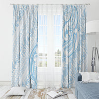 Hawaii Plumeria Lokelani Pikake Lei Window Curtain Uliuli Polynesian Tattoo