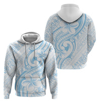 Hawaii Plumeria Lokelani Pikake Lei Zip Hoodie Uliuli Polynesian Tattoo