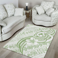 Hawaii Plumeria Lokelani Pikake Lei Area Rug Oma'oma'o Polynesian Tattoo