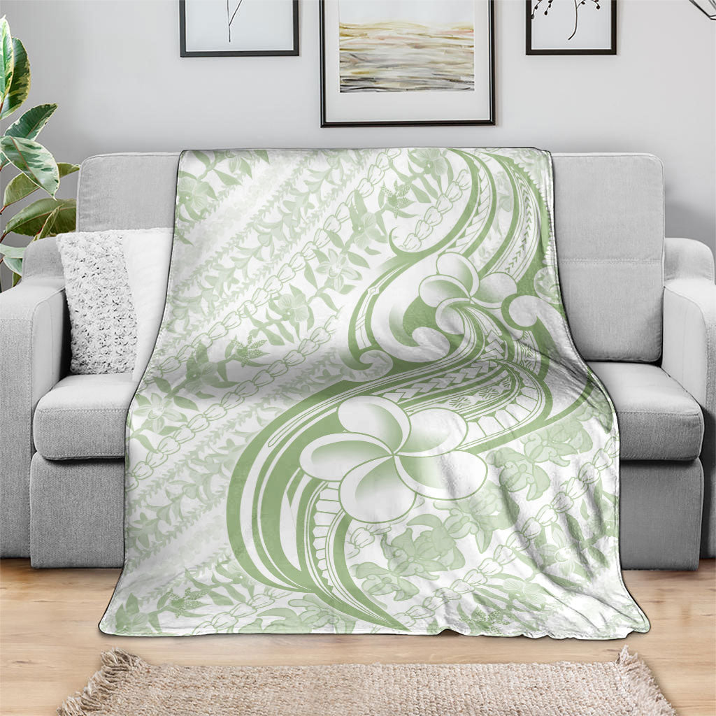 Hawaii Plumeria Lokelani Pikake Lei Blanket Oma'oma'o Polynesian Tattoo