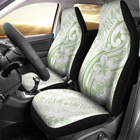 Hawaii Plumeria Lokelani Pikake Lei Car Seat Cover Oma'oma'o Polynesian Tattoo
