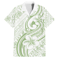 Hawaii Plumeria Lokelani Pikake Lei Family Matching Off Shoulder Maxi Dress and Hawaiian Shirt Oma'oma'o Polynesian Tattoo