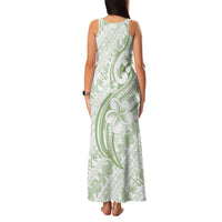 Hawaii Plumeria Lokelani Pikake Lei Family Matching Tank Maxi Dress and Hawaiian Shirt Oma'oma'o Polynesian Tattoo