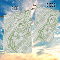 Hawaii Plumeria Lokelani Pikake Lei Garden Flag Oma'oma'o Polynesian Tattoo LT9 - Polynesian Pride