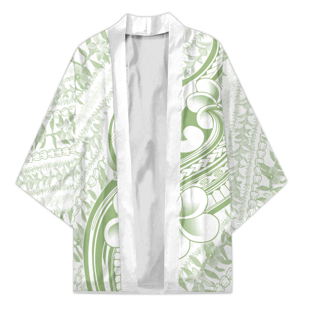 Hawaii Plumeria Lokelani Pikake Lei Kimono Oma'oma'o Polynesian Tattoo