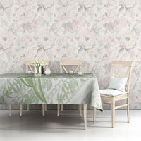 Hawaii Plumeria Lokelani Pikake Lei Tablecloth Oma'oma'o Polynesian Tattoo LT9 - Polynesian Pride