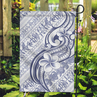 Hawaii Plumeria Lokelani Pikake Lei Garden Flag Navy Blue Polynesian Tattoo