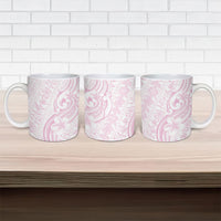 Hawaii Plumeria Lokelani Pikake Lei Ceramic Mug Poni Mama Polynesian Tattoo LT9 - Polynesian Pride