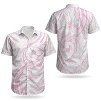 Hawaii Plumeria Lokelani Pikake Lei Couples Matching Off Shoulder Maxi Dress and Hawaiian Shirt Poni Mama Polynesian Tattoo LT9 - Polynesian Pride