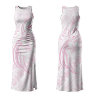 Hawaii Plumeria Lokelani Pikake Lei Couples Matching Tank Maxi Dress and Hawaiian Shirt Poni Mama Polynesian Tattoo LT9 - Polynesian Pride