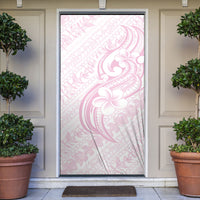Hawaii Plumeria Lokelani Pikake Lei Door Cover Poni Mama Polynesian Tattoo LT9 Pink - Polynesian Pride