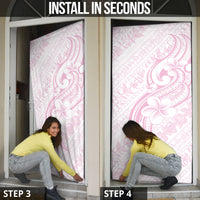 Hawaii Plumeria Lokelani Pikake Lei Door Cover Poni Mama Polynesian Tattoo LT9 - Polynesian Pride