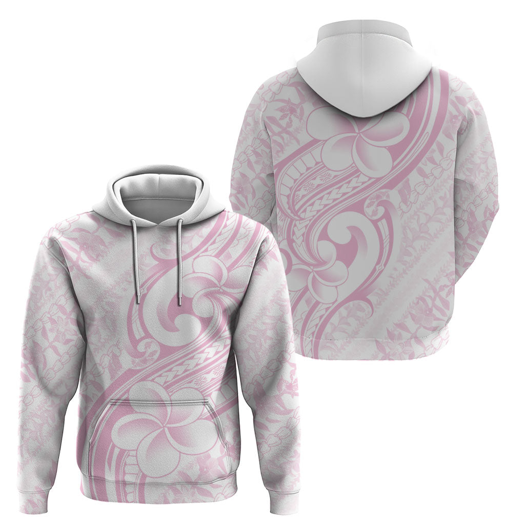 Hawaii Plumeria Lokelani Pikake Lei Hoodie Poni Mama Polynesian Tattoo