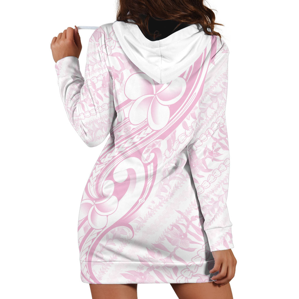 Hawaii Plumeria Lokelani Pikake Lei Hoodie Dress Poni Mama Polynesian Tattoo