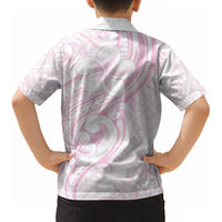 Hawaii Plumeria Lokelani Pikake Lei Kid Hawaiian Shirt Poni Mama Polynesian Tattoo LT9 - Polynesian Pride