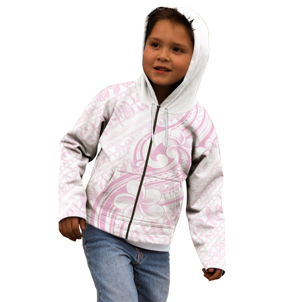 Hawaii Plumeria Lokelani Pikake Lei Kid Hoodie Poni Mama Polynesian Tattoo