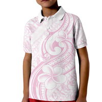 Hawaii Plumeria Lokelani Pikake Lei Kid Polo Shirt Poni Mama Polynesian Tattoo