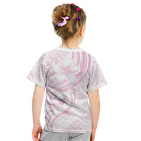 Hawaii Plumeria Lokelani Pikake Lei Kid T Shirt Poni Mama Polynesian Tattoo LT9 - Polynesian Pride