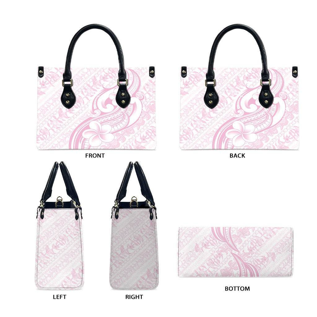 Hawaii Plumeria Lokelani Pikake Lei Leather Bag Poni Mama Polynesian Tattoo