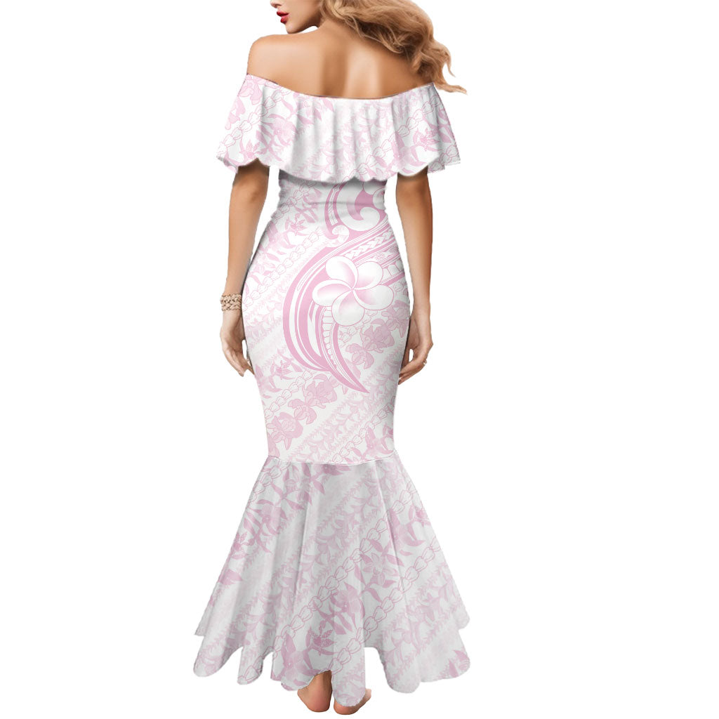 Hawaii Plumeria Lokelani Pikake Lei Mermaid Dress Poni Mama Polynesian Tattoo