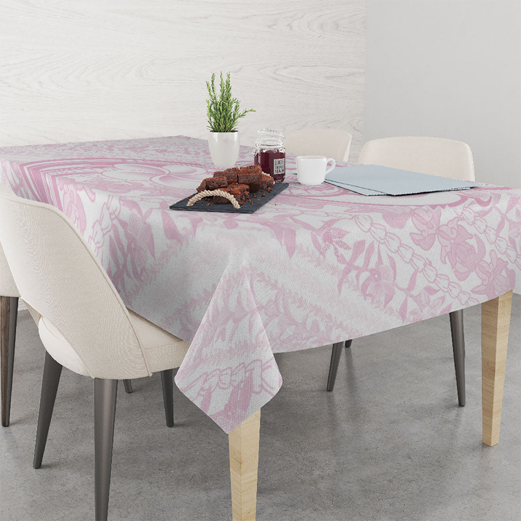 Hawaii Plumeria Lokelani Pikake Lei Tablecloth Poni Mama Polynesian Tattoo