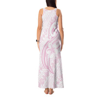 Hawaii Plumeria Lokelani Pikake Lei Tank Maxi Dress Poni Mama Polynesian Tattoo