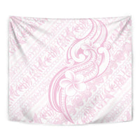 Hawaii Plumeria Lokelani Pikake Lei Tapestry Poni Mama Polynesian Tattoo