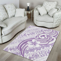 Hawaii Plumeria Lokelani Pikake Lei Area Rug Poni Polynesian Tattoo