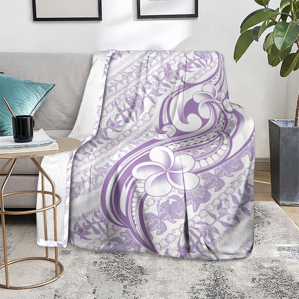 Hawaii Plumeria Lokelani Pikake Lei Blanket Poni Polynesian Tattoo LT9 - Polynesian Pride
