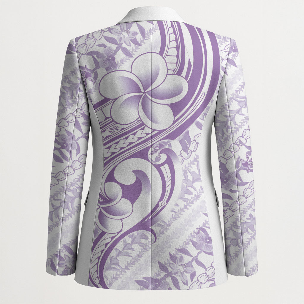 Hawaii Plumeria Lokelani Pikake Lei Blazer Poni Polynesian Tattoo LT9 - Polynesian Pride