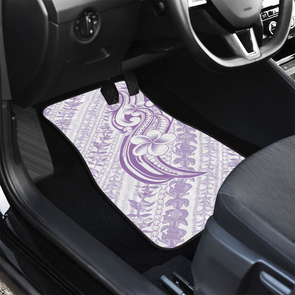 Hawaii Plumeria Lokelani Pikake Lei Car Mats Poni Polynesian Tattoo