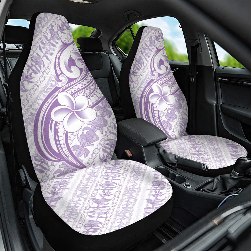 Hawaii Plumeria Lokelani Pikake Lei Car Seat Cover Poni Polynesian Tattoo