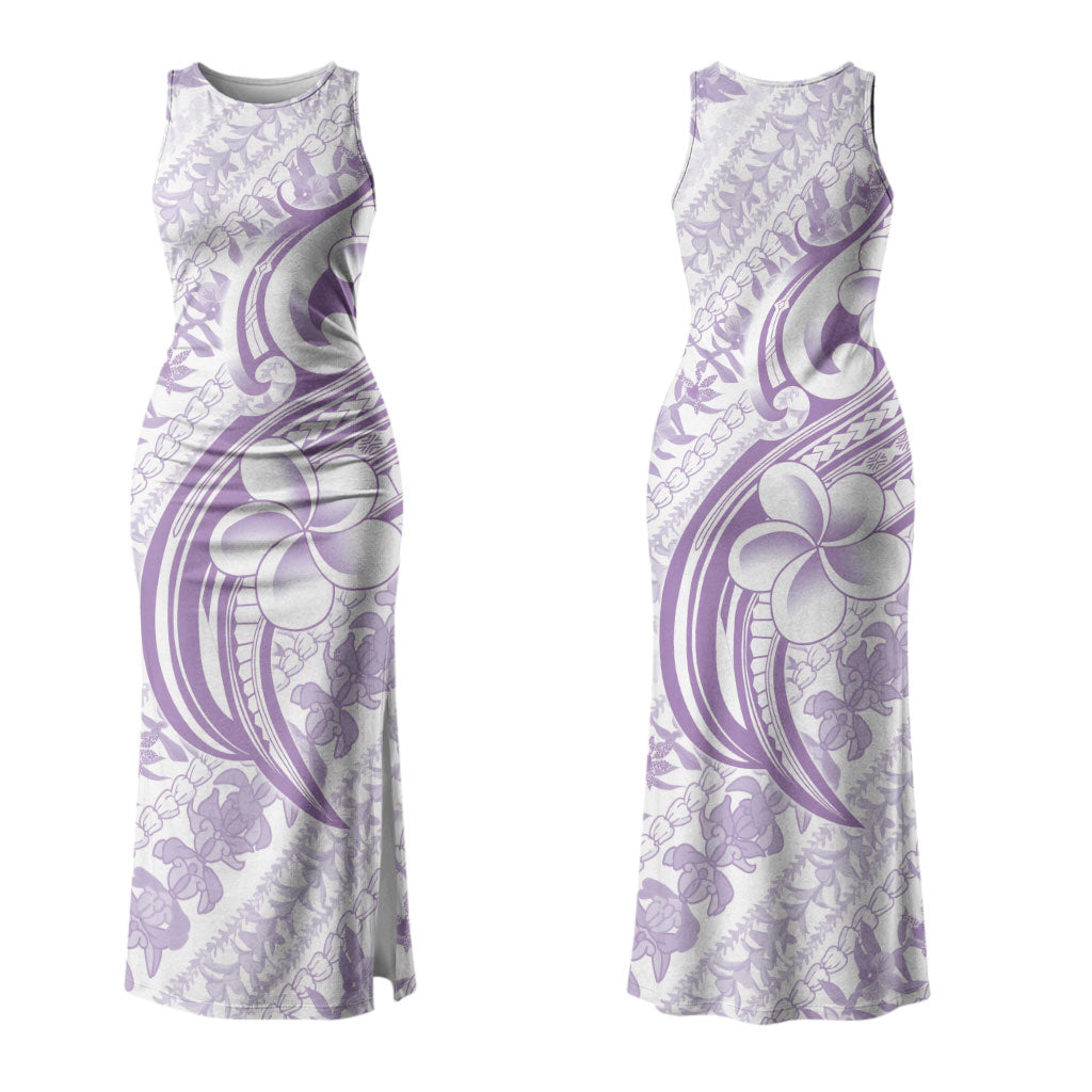 Hawaii Plumeria Lokelani Pikake Lei Couples Matching Tank Maxi Dress and Hawaiian Shirt Poni Polynesian Tattoo LT9 - Polynesian Pride