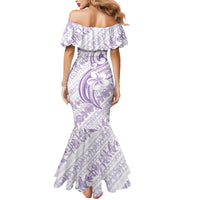 Hawaii Plumeria Lokelani Pikake Lei Family Matching Mermaid Dress and Hawaiian Shirt Poni Polynesian Tattoo