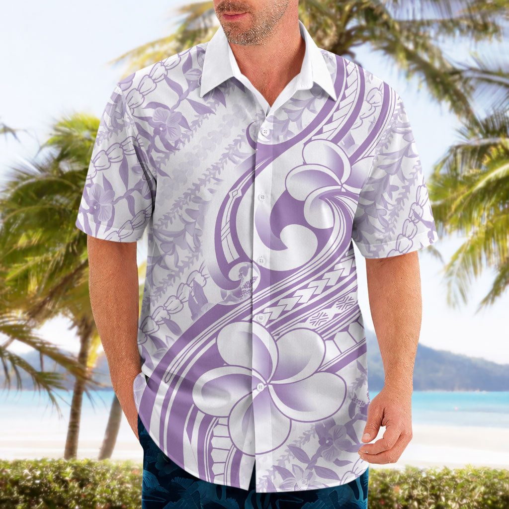 Hawaii Plumeria Lokelani Pikake Lei Hawaiian Shirt Poni Polynesian Tattoo LT9 - Polynesian Pride