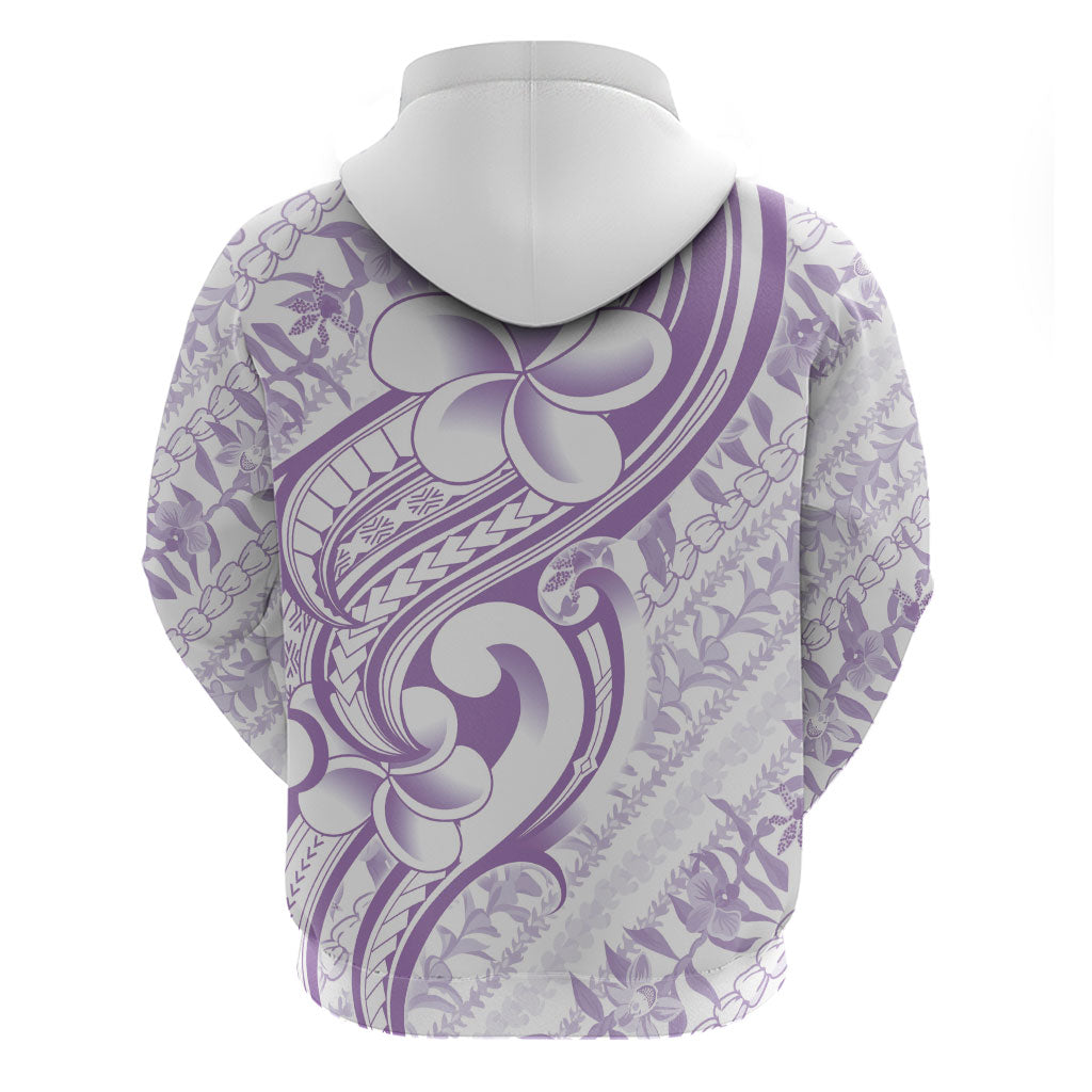 Hawaii Plumeria Lokelani Pikake Lei Hoodie Poni Polynesian Tattoo