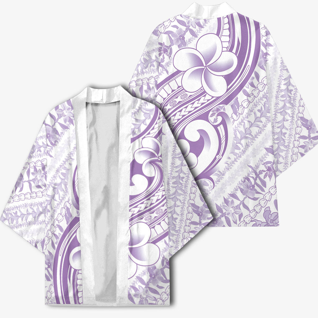Hawaii Plumeria Lokelani Pikake Lei Kimono Poni Polynesian Tattoo