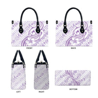 Hawaii Plumeria Lokelani Pikake Lei Leather Bag Poni Polynesian Tattoo